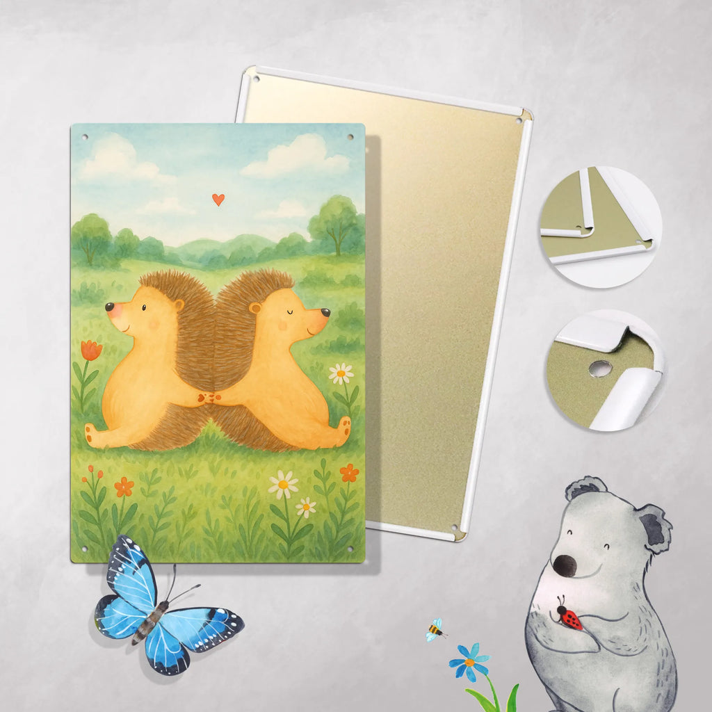 Paint by Numbers Metal Sign Hedgehogs holding hands Design Love, Loving, Two, Together, Marriage, Engagement, Proposal of marriage, Love gift, gift for her, gift for him, anniversary gift, love gift, anniversary, togetherness, love message, hedgehog, gift for two, proof of love, favourite person, hand in hand, love, hedgehog love, wedding, great love, engagement