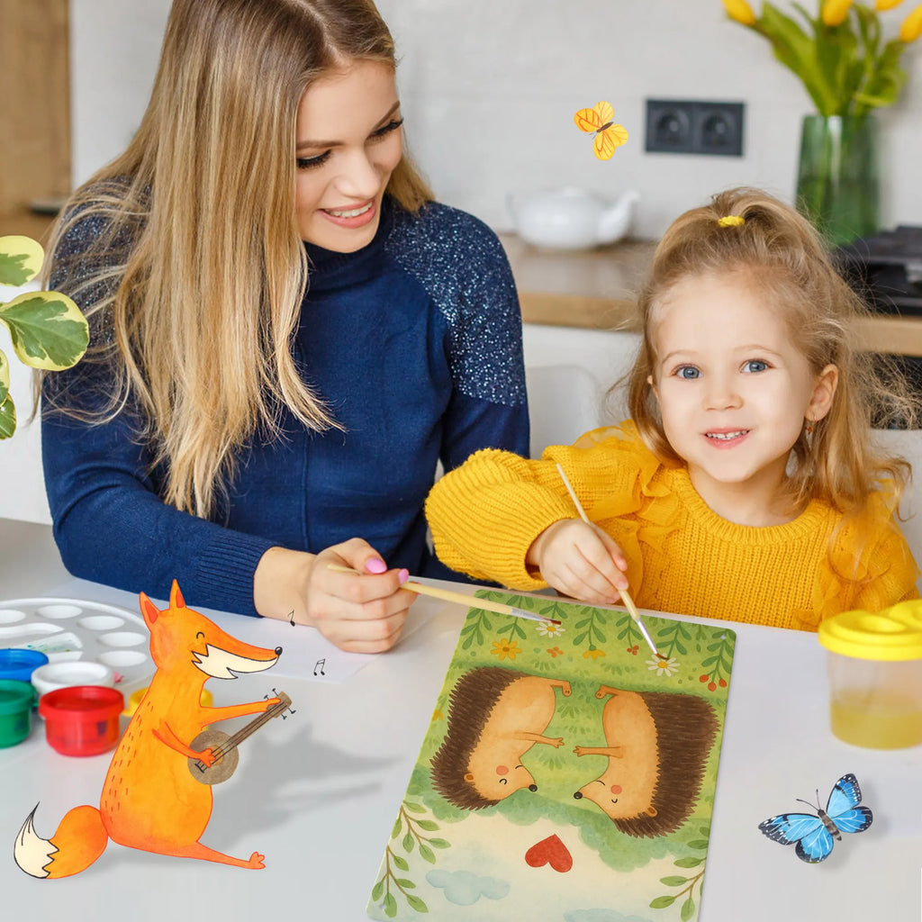 Metalowy szyld do malowania po numerach Miłość jeży Design Miłość, partner, przyjaciel, przyjaciółka, mąż, żona, wesele, zaręczyny, prośba o rękę, prezent miłosny, rocznica, dzień ślubu