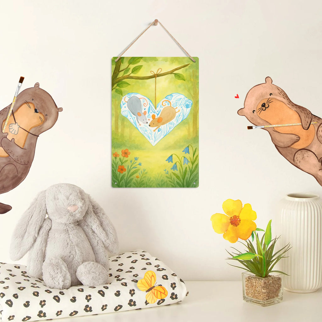 Paint by Numbers Metal Sign Mice heart Design Love, Loving, Two, Together, Marriage, Engagement, Proposal of marriage, Love gift, gift for her, gift for him, anniversary gift, love, mice, favourite person, engagement, love message, love gift, gift for two, togetherness, proof of love, anniversary, mouse, wedding