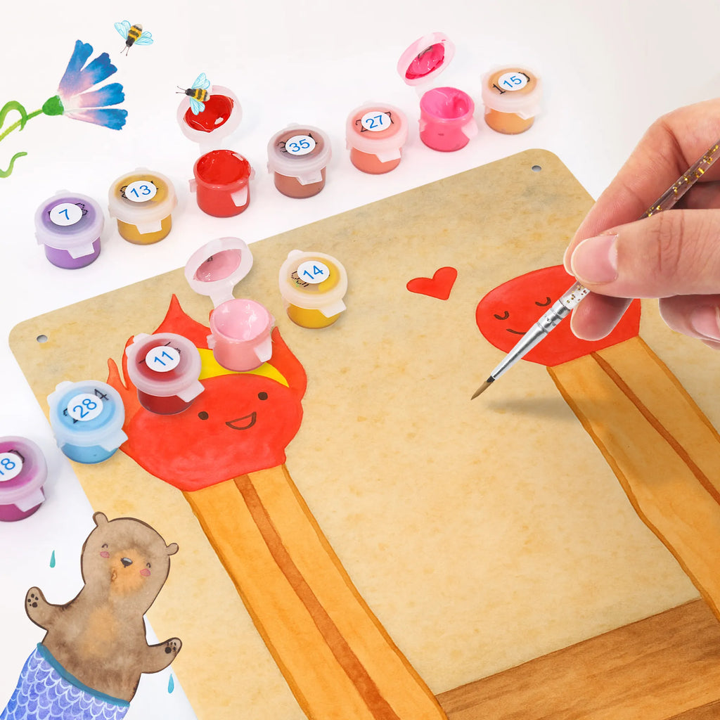 Metalowy szyld do malowania po numerach Zapałki Design Miłość, partner, przyjaciel, przyjaciółka, mąż, żona, wesele, zaręczyny, prośba o rękę, prezent miłosny, rocznica, dzień ślubu