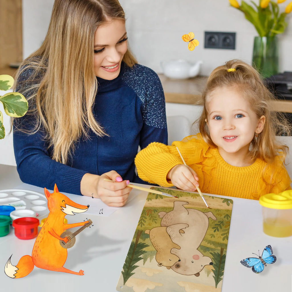 Metalowy szyld do malowania po numerach Tata Niedźwiedź Design Rodzina, Dzień Ojca, Dzień Matki, brat, siostra, mama, tata, babcia, dziadek