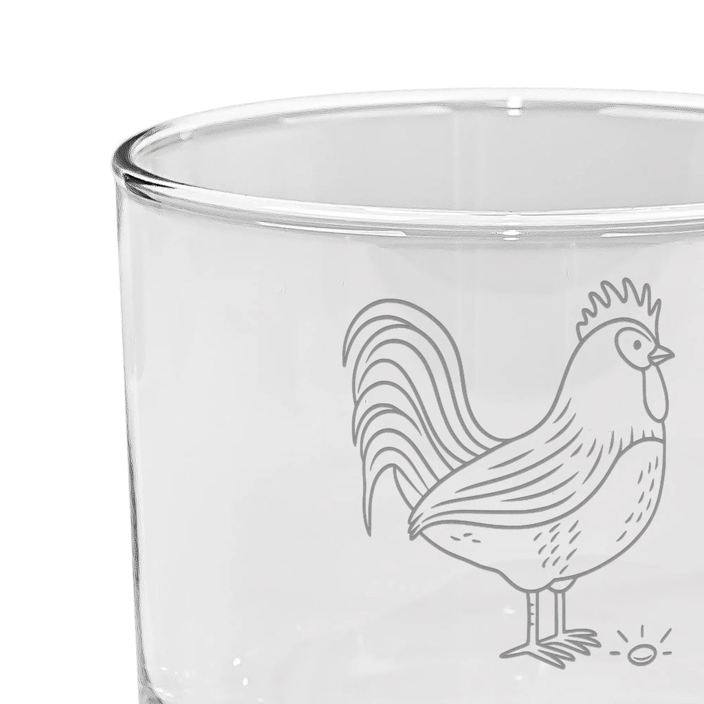Personalized Gin Glass Faucet grain farm, farm animals, animals, hen, nature, cock, eggs, corn