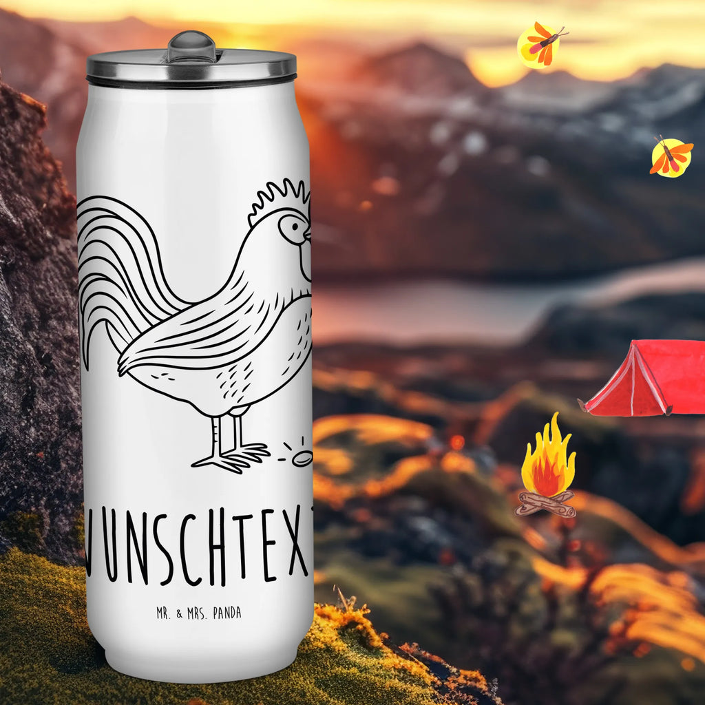 Personalizowane puszki napojowe i butelka do picia kogut ziarno Gospodarstwo, zwierzęta gospodarskie, rolnik, rolniczka