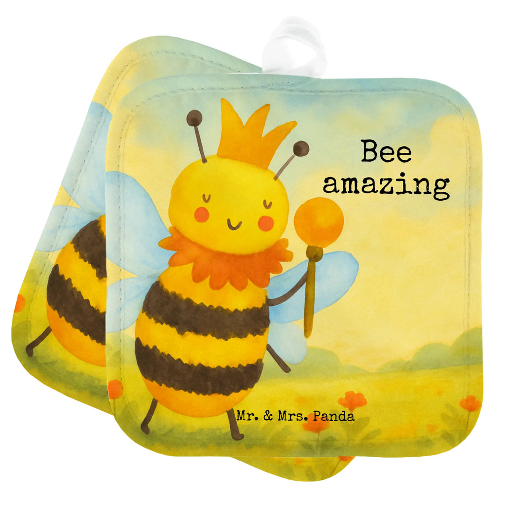 2-elementowy zestaw podkładek pod garnki pszczoła król Design Topflappen, Topfuntersetzer, Ofenhandschuh, Topflappen Set, Topflappen lustig, Topflappen mit Spruch, Ofenhandschuhe, Topfhandschuhe, Topfhandschuh, Topflappenset, Topflappen 2er Set, Schöne Topflappen, Biene, Wespe, Hummel