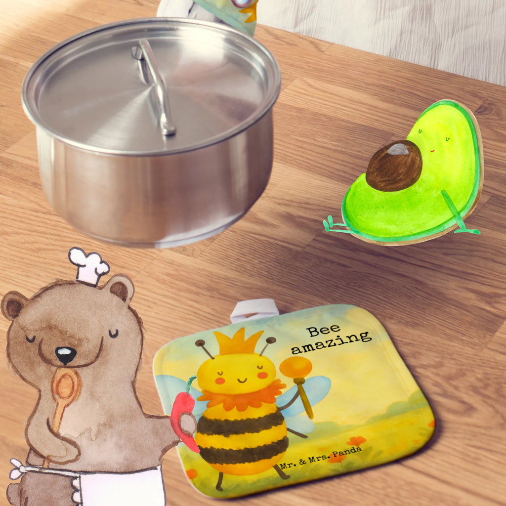 2-elementowy zestaw podkładek pod garnki pszczoła król Design Topflappen, Topfuntersetzer, Ofenhandschuh, Topflappen Set, Topflappen lustig, Topflappen mit Spruch, Ofenhandschuhe, Topfhandschuhe, Topfhandschuh, Topflappenset, Topflappen 2er Set, Schöne Topflappen, Biene, Wespe, Hummel