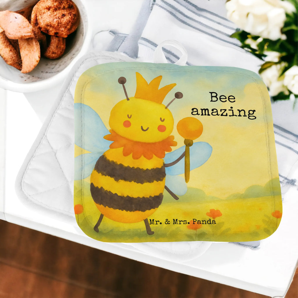 2-elementowy zestaw podkładek pod garnki pszczoła król Design Topflappen, Topfuntersetzer, Ofenhandschuh, Topflappen Set, Topflappen lustig, Topflappen mit Spruch, Ofenhandschuhe, Topfhandschuhe, Topfhandschuh, Topflappenset, Topflappen 2er Set, Schöne Topflappen, Biene, Wespe, Hummel