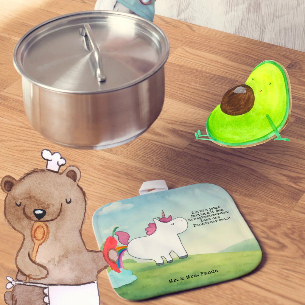 2-elementowy zestaw podkładek pod garnki Jednorożec puszczać bąki Design Topflappen, Topfuntersetzer, Ofenhandschuh, Topflappen Set, Topflappen lustig, Topflappen mit Spruch, Ofenhandschuhe, Topfhandschuhe, Topfhandschuh, Topflappenset, Topflappen 2er Set, Schöne Topflappen, Einhorn, Einhörner, Einhorn Deko, Unicorn, Pups, Regenbogen, Glitzer, Einhornpower, Erwachsenwerden, Spaß, lustig, Freundin