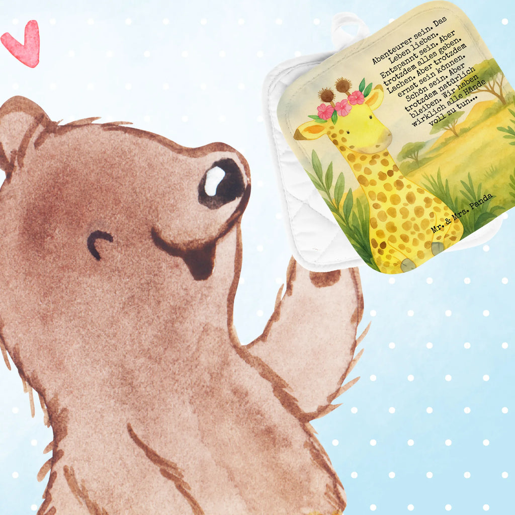 2er Set Topflappen  Giraffe Blumenkranz Design Topflappen, Topfuntersetzer, Ofenhandschuh, Topflappen Set, Topflappen lustig, Topflappen mit Spruch, Ofenhandschuhe, Topfhandschuhe, Topfhandschuh, Topflappenset, Topflappen 2er Set, Schöne Topflappen, Afrika, Wildtiere, Giraffe, Blumenkranz, Abenteurer, Selbstliebe, Freundin