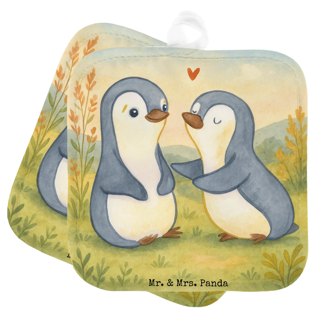 2-elementowy zestaw podkładek pod garnki pingwiny pocieszyć Design Topflappen, Topfuntersetzer, Ofenhandschuh, Topflappen Set, Topflappen lustig, Topflappen mit Spruch, Ofenhandschuhe, Topfhandschuhe, Topfhandschuh, Topflappenset, Topflappen 2er Set, Schöne Topflappen, Liebe, Partner, Freund, Freundin, Ehemann, Ehefrau, Heiraten, Verlobung, Heiratsantrag, Liebesgeschenk, Jahrestag, Hocheitstag, Valentinstag, Geschenk für Frauen, Hochzeitstag, Mitbringsel, Geschenk für Freundin, Geschenk für Partner, Liebesbeweis, für Männer, für Ehemann