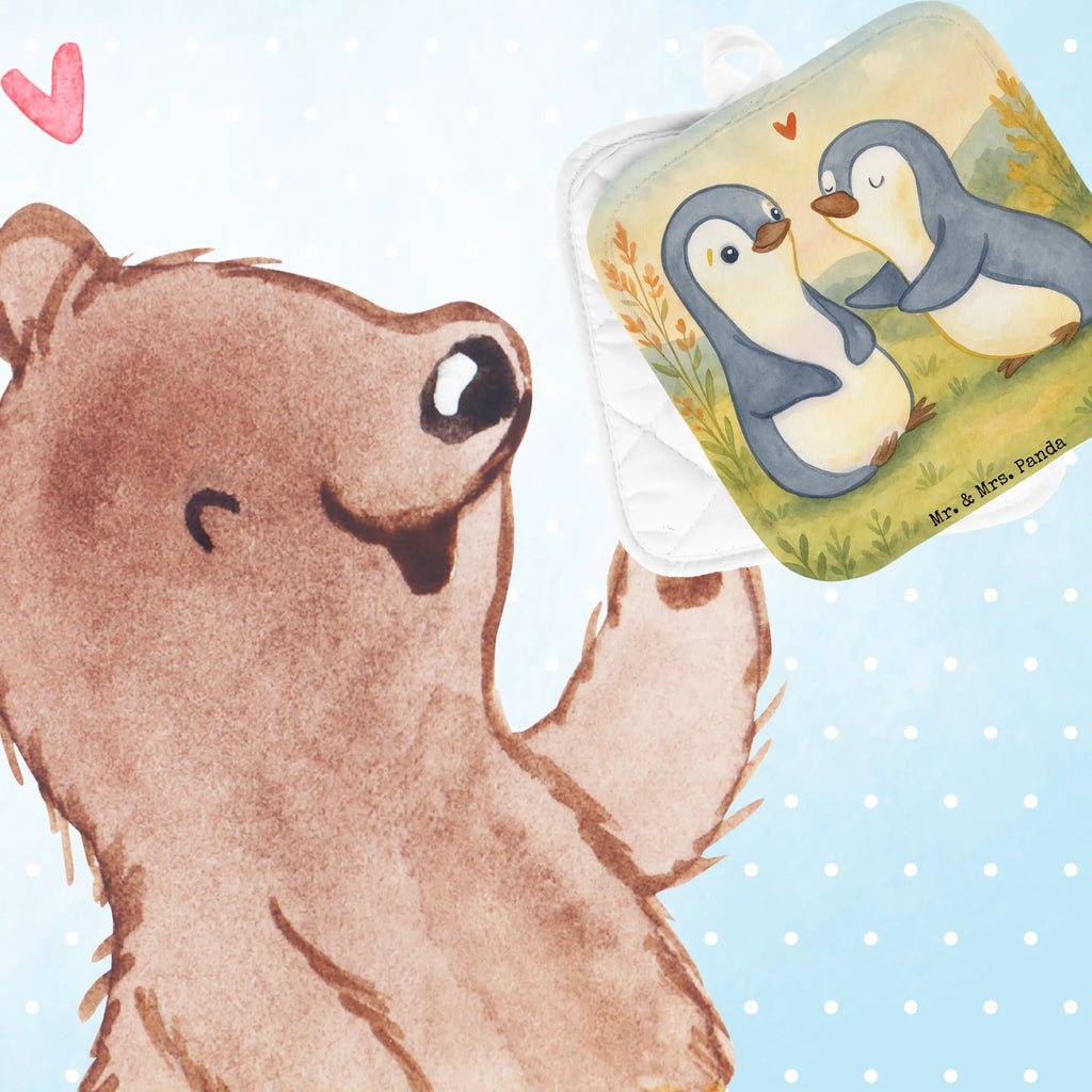 2-elementowy zestaw podkładek pod garnki pingwiny pocieszyć Design Topflappen, Topfuntersetzer, Ofenhandschuh, Topflappen Set, Topflappen lustig, Topflappen mit Spruch, Ofenhandschuhe, Topfhandschuhe, Topfhandschuh, Topflappenset, Topflappen 2er Set, Schöne Topflappen, Liebe, Partner, Freund, Freundin, Ehemann, Ehefrau, Heiraten, Verlobung, Heiratsantrag, Liebesgeschenk, Jahrestag, Hocheitstag, Valentinstag, Geschenk für Frauen, Hochzeitstag, Mitbringsel, Geschenk für Freundin, Geschenk für Partner, Liebesbeweis, für Männer, für Ehemann