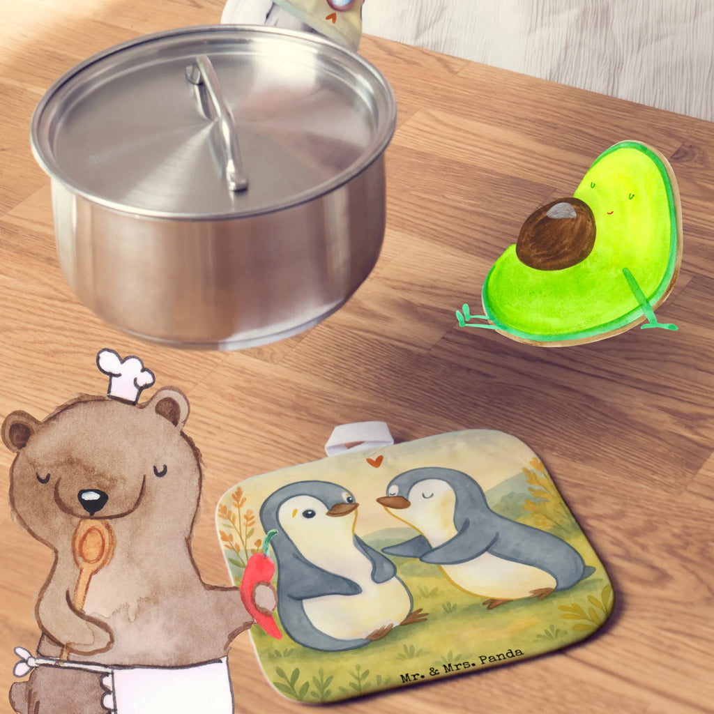 2-elementowy zestaw podkładek pod garnki pingwiny pocieszyć Design Topflappen, Topfuntersetzer, Ofenhandschuh, Topflappen Set, Topflappen lustig, Topflappen mit Spruch, Ofenhandschuhe, Topfhandschuhe, Topfhandschuh, Topflappenset, Topflappen 2er Set, Schöne Topflappen, Liebe, Partner, Freund, Freundin, Ehemann, Ehefrau, Heiraten, Verlobung, Heiratsantrag, Liebesgeschenk, Jahrestag, Hocheitstag, Valentinstag, Geschenk für Frauen, Hochzeitstag, Mitbringsel, Geschenk für Freundin, Geschenk für Partner, Liebesbeweis, für Männer, für Ehemann