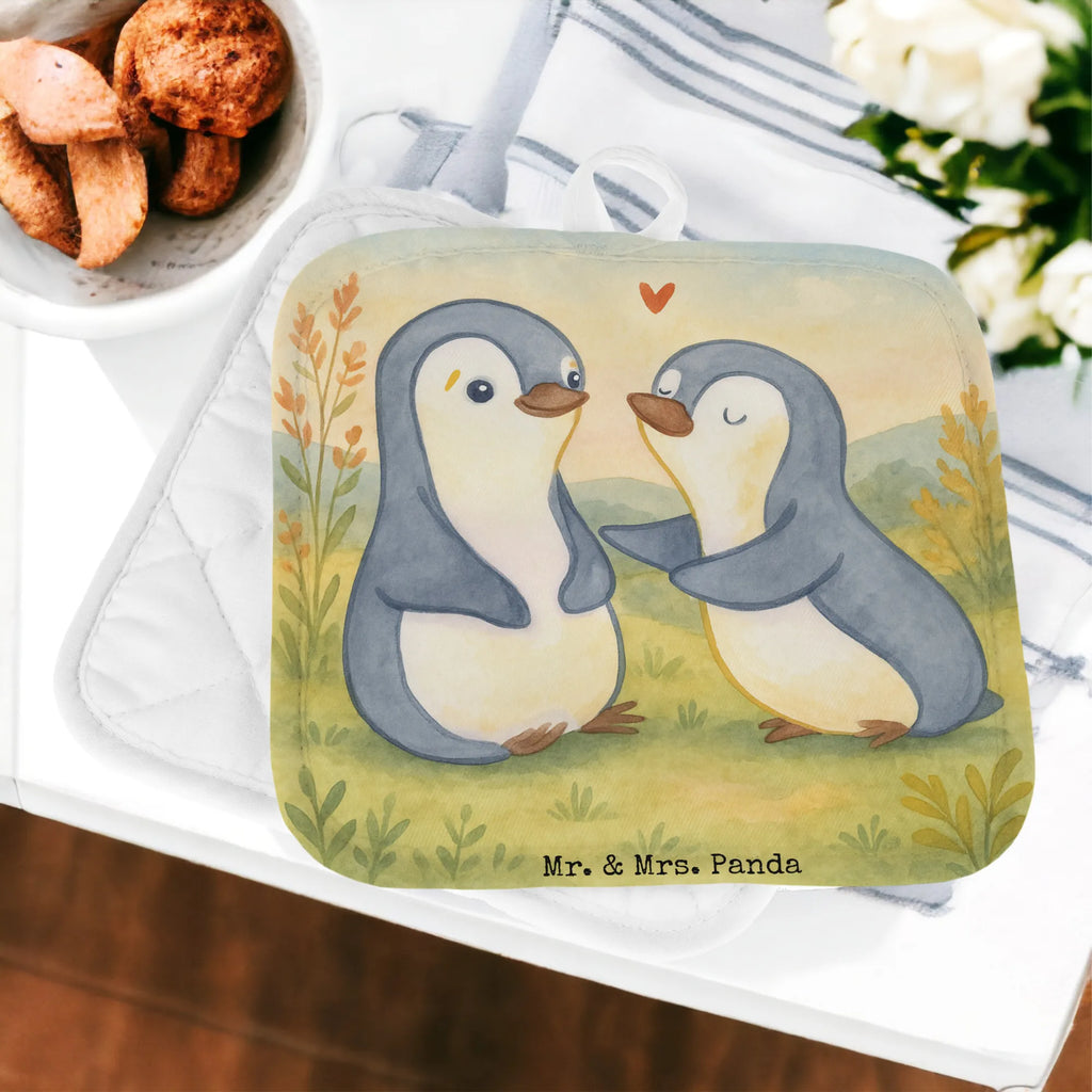 2-elementowy zestaw podkładek pod garnki pingwiny pocieszyć Design Topflappen, Topfuntersetzer, Ofenhandschuh, Topflappen Set, Topflappen lustig, Topflappen mit Spruch, Ofenhandschuhe, Topfhandschuhe, Topfhandschuh, Topflappenset, Topflappen 2er Set, Schöne Topflappen, Liebe, Partner, Freund, Freundin, Ehemann, Ehefrau, Heiraten, Verlobung, Heiratsantrag, Liebesgeschenk, Jahrestag, Hocheitstag, Valentinstag, Geschenk für Frauen, Hochzeitstag, Mitbringsel, Geschenk für Freundin, Geschenk für Partner, Liebesbeweis, für Männer, für Ehemann