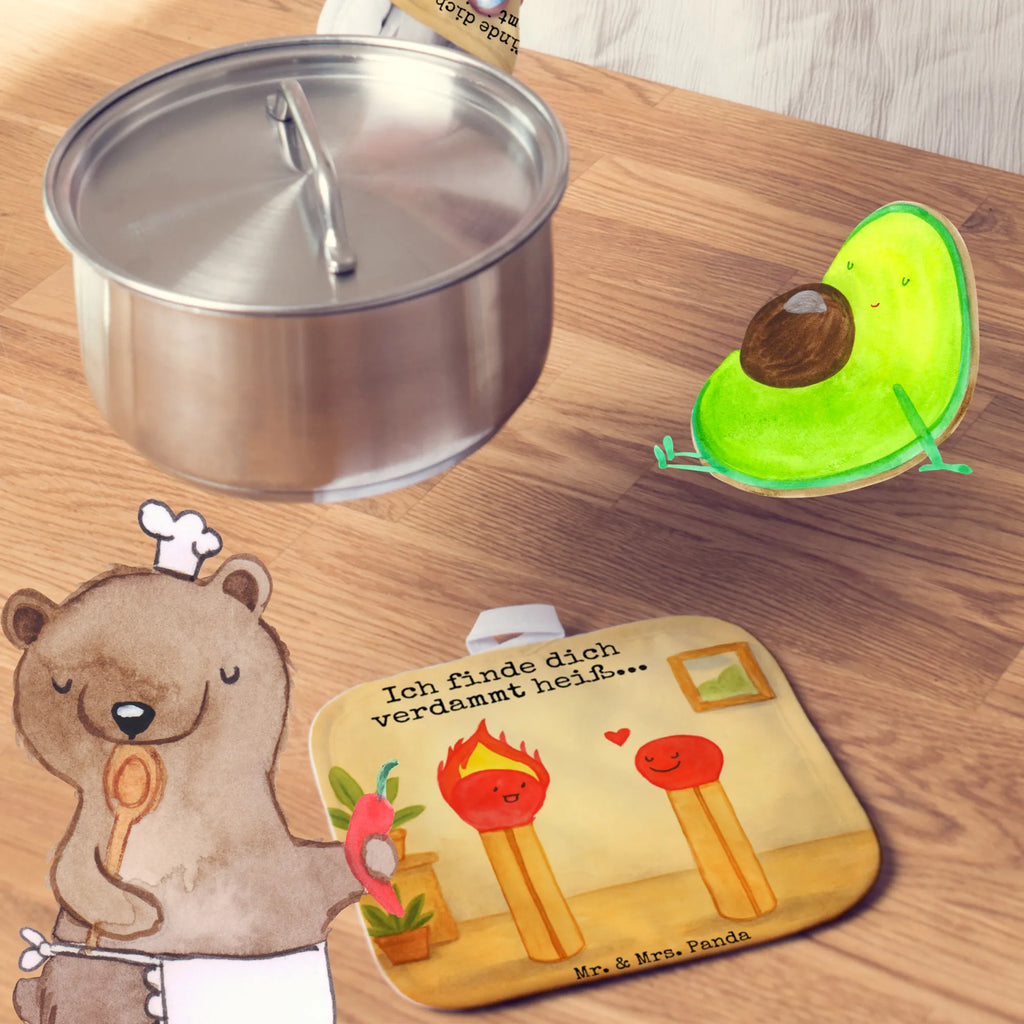 2-elementowy zestaw podkładek pod garnki Zapałki Design Topflappen, Topfuntersetzer, Ofenhandschuh, Topflappen Set, Topflappen lustig, Topflappen mit Spruch, Ofenhandschuhe, Topfhandschuhe, Topfhandschuh, Topflappenset, Topflappen 2er Set, Schöne Topflappen, Liebe, Partner, Freund, Freundin, Ehemann, Ehefrau, Heiraten, Verlobung, Heiratsantrag, Liebesgeschenk, Jahrestag, Hocheitstag, Streichhölzer