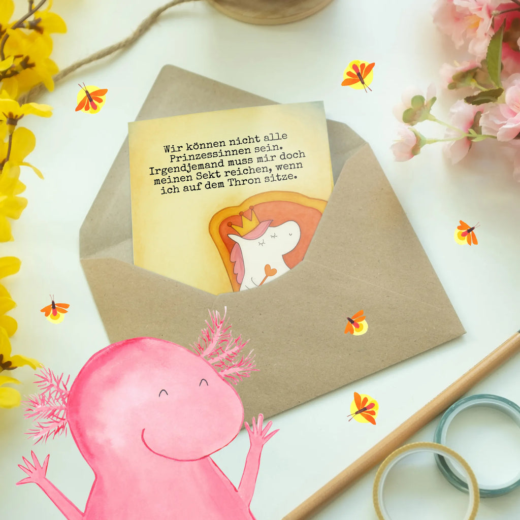 Greetings card unicorn princess Design Grußkarte, Klappkarte, Einladungskarte, Glückwunschkarte, Hochzeitskarte, Geburtstagskarte, Karte, Ansichtskarten, Einhorn, Einhörner, Einhorn Deko, Unicorn, Geburtstag, Prinzessin, Geburtstagsgeschenk, Geschenk, Monat