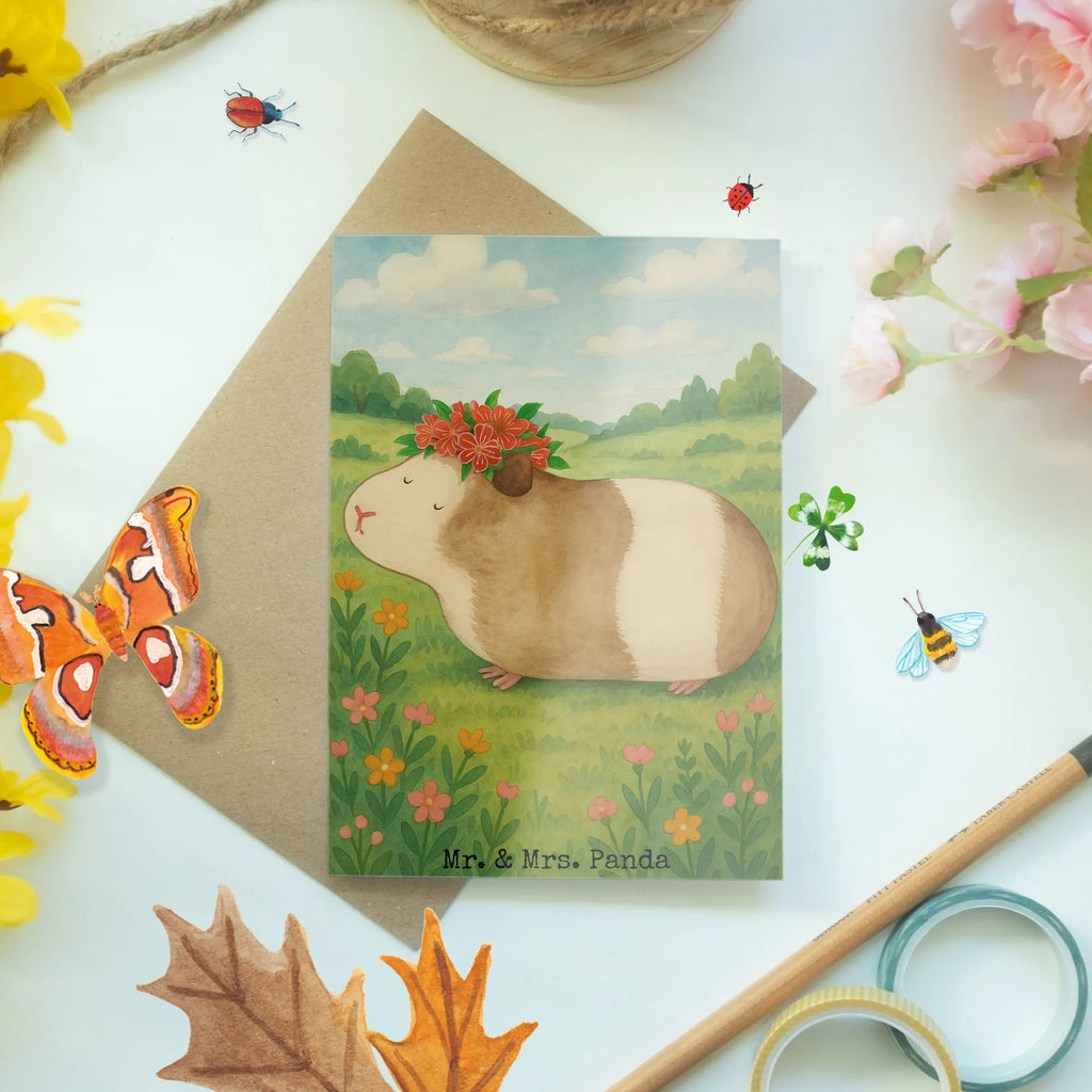 Greetings card Guinea pig wisdom Design Ansichtskarten, Geburtstagskarte, Glückwunschkarte, Klappkarte, Karte, Grußkarte, Einladungskarte, Hochzeitskarte, Tiermotive, Gute Laune, lustige Sprüche, Tiere, Blumenkind, Wunderland, Weisheit, Meerie, Realität, Meeries, Motivation, Meerschweinchen, Wunder, Spruch