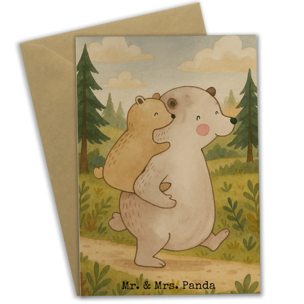 Greetings card Papa Bear Design Grußkarte, Ansichtskarten, Hochzeitskarte, Einladungskarte, Geburtstagskarte, Glückwunschkarte, Karte, Klappkarte, Familie, Vatertag, Muttertag, Bruder, Schwester, Mama, Papa, Oma, Opa, Geschenk, Geburtstag, Papi, Vati, Vater, Onkel