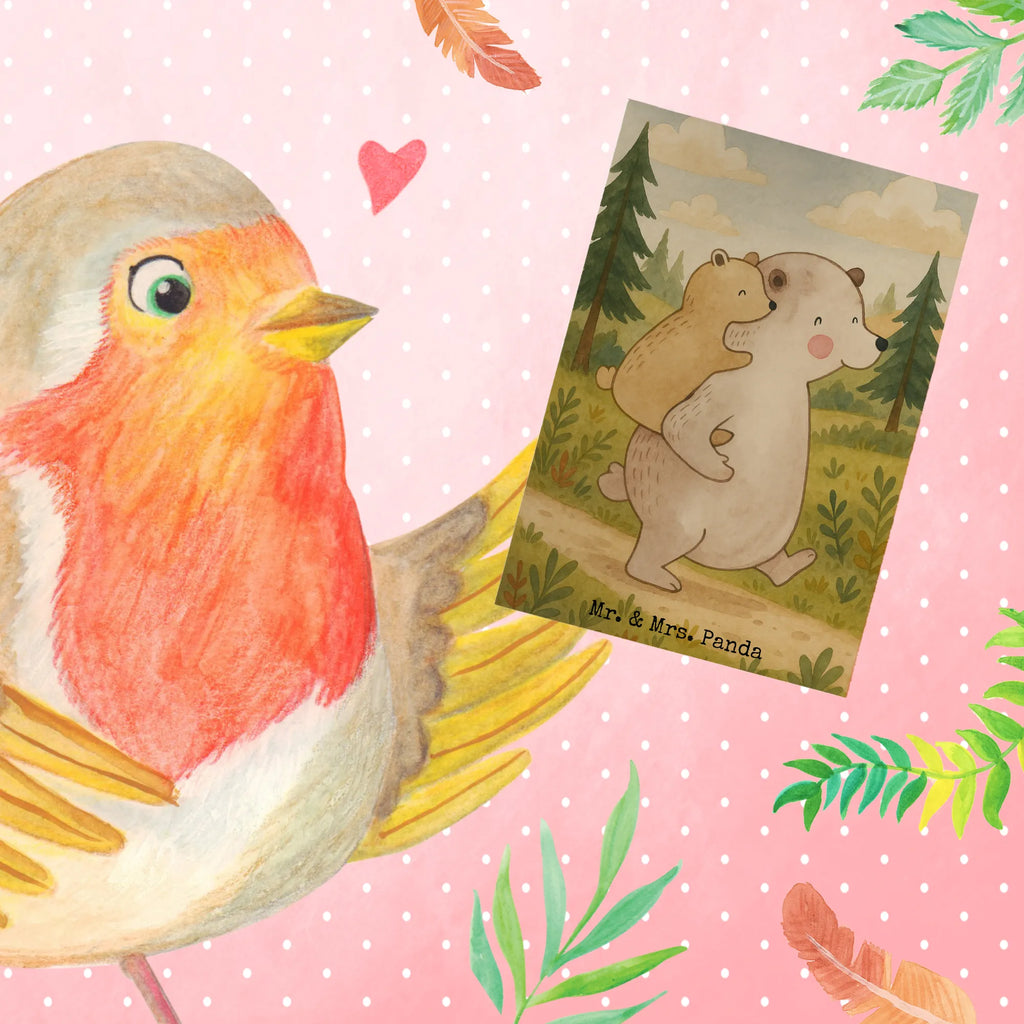 Greetings card Papa Bear Design Grußkarte, Ansichtskarten, Hochzeitskarte, Einladungskarte, Geburtstagskarte, Glückwunschkarte, Karte, Klappkarte, Familie, Vatertag, Muttertag, Bruder, Schwester, Mama, Papa, Oma, Opa, Geschenk, Geburtstag, Papi, Vati, Vater, Onkel