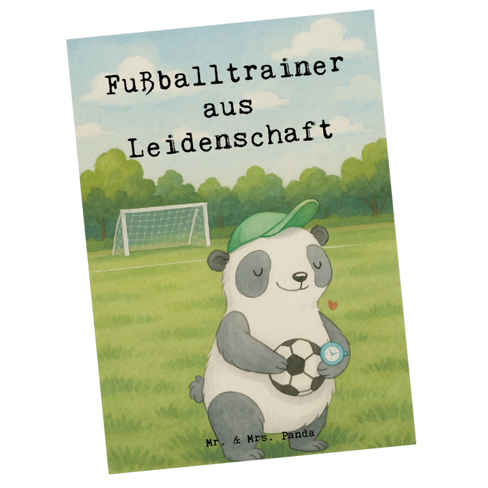 Postcard soccer coach passion Design