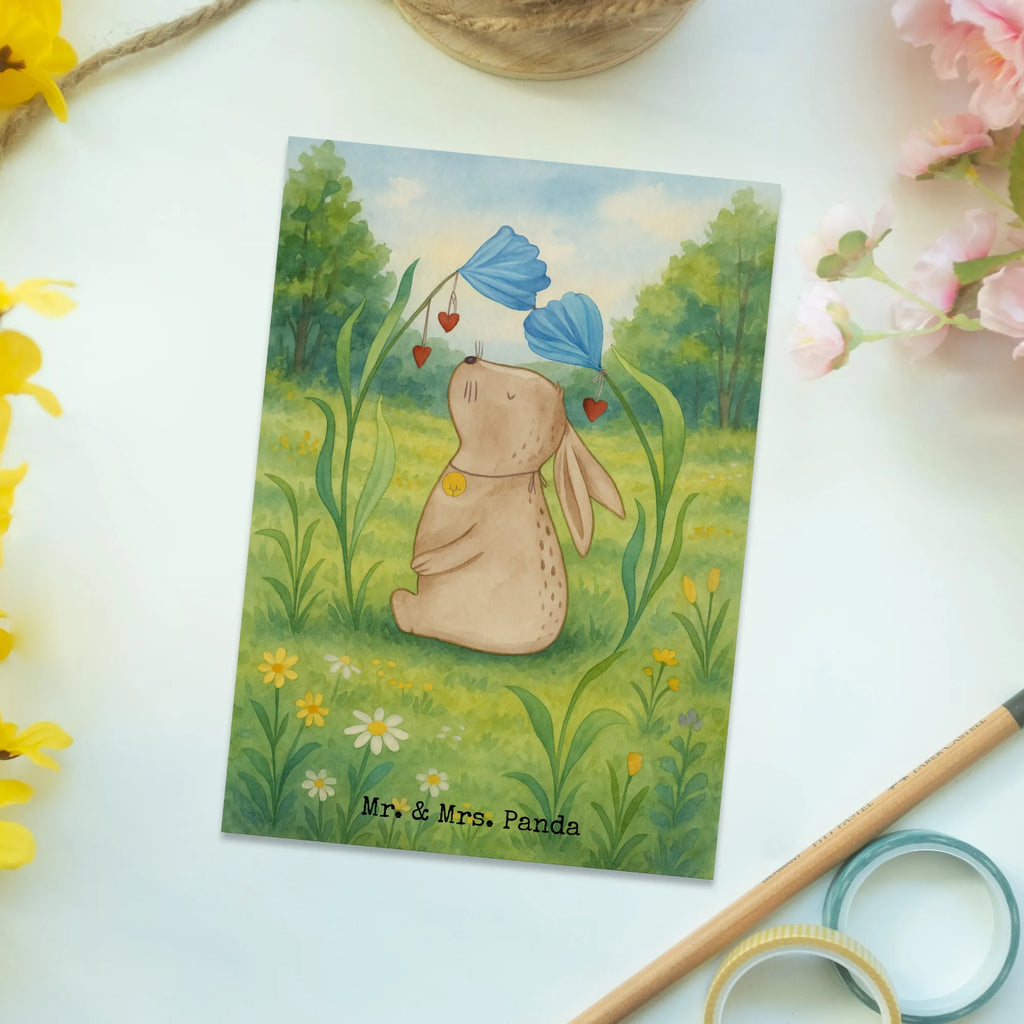 Postcard Hare flower Design Ansichtskarte, Geburtstagskarte, Grußkarte, Ansichtskarten, Geschenkkarte, Postkarte, Einladungskarten Geburtstag, Karte, Einladungskarte, Einladung, Einladung Geburtstag, Dankeskarte, Ostern, Osterhase, Ostergeschenke, Osternest, Osterdeko, Geschenke zu Ostern, Ostern Geschenk, Ostergeschenke Kinder, Ostern Kinder, Träume, Kind, Geburt, erstes Kind, Kaninchen, Hoffnung, Hase, Schwangerschaft, Taufe, Taufgeschenk, Geburtstag, Kindergeburtstag