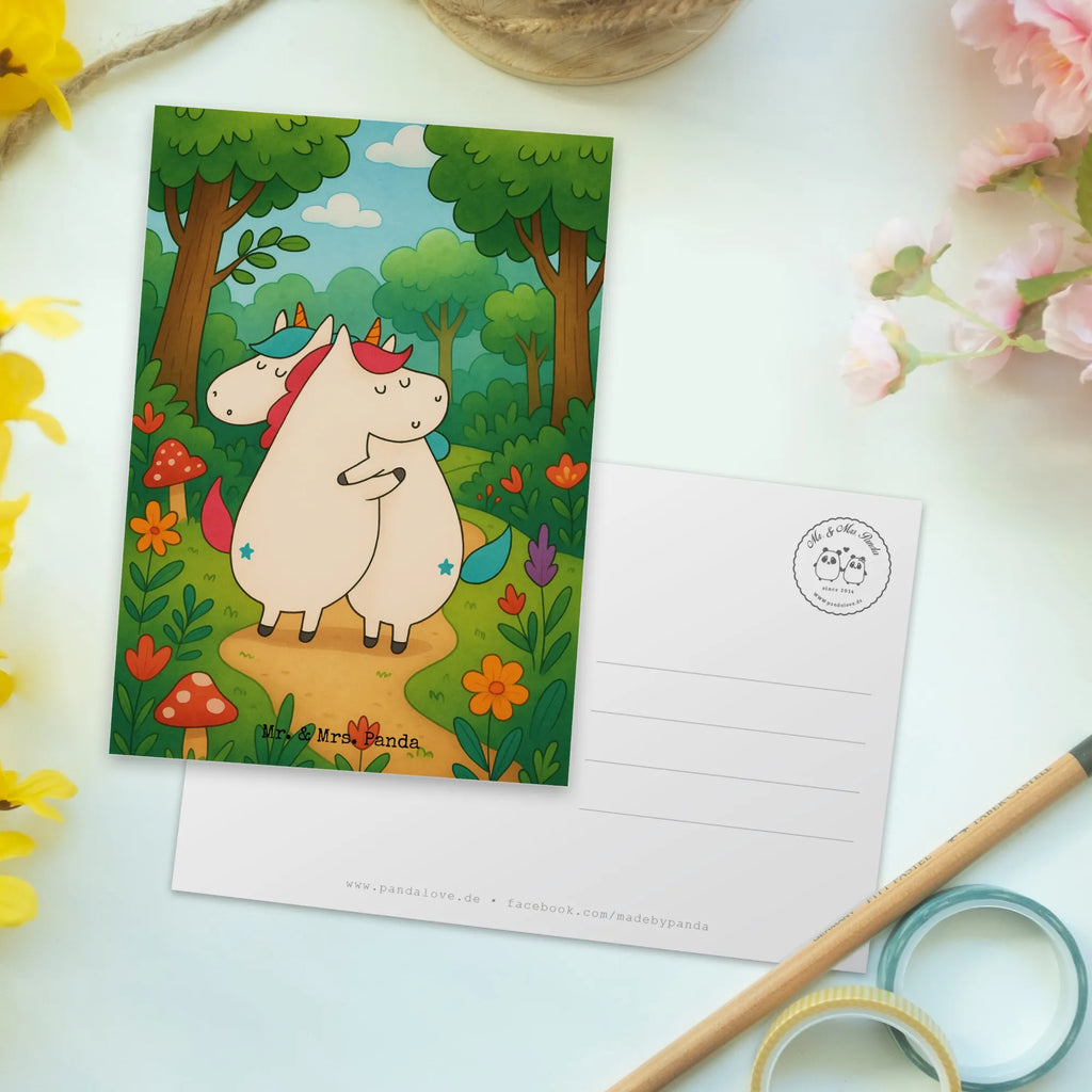 Postkarte Einhörner Umarmen Design Postkarte, Karte, Geschenkkarte, Grußkarte, Einladung, Ansichtskarte, Geburtstagskarte, Einladungskarte, Dankeskarte, Ansichtskarten, Einladung Geburtstag, Einladungskarten Geburtstag, Einhorn, Einhörner, Einhorn Deko, Unicorn, Freundinnen, Freundin, BFF, Schwester, Schwestern, Familie, Geschwister, Sister, Liebe