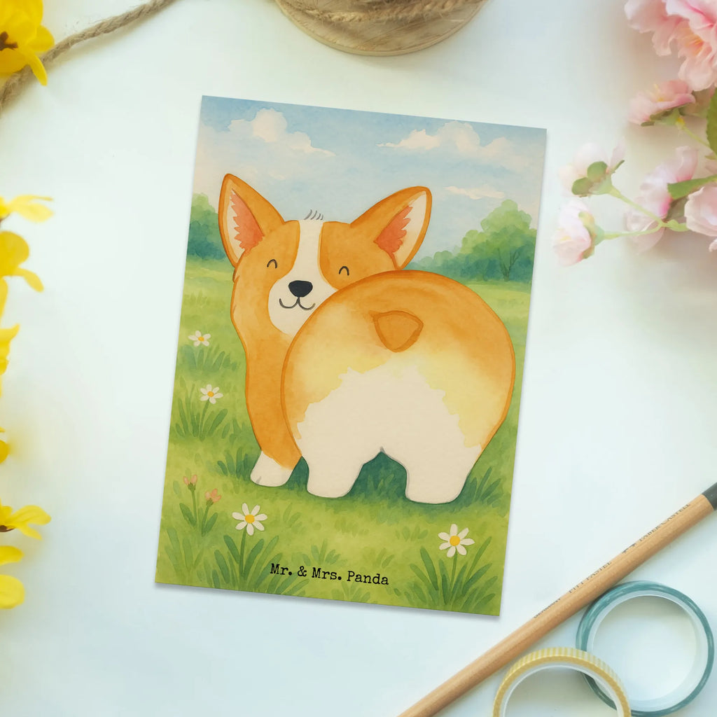Postcard corgi buttocks Design Postkarte, Karte, Geschenkkarte, Grußkarte, Einladung, Ansichtskarte, Geburtstagskarte, Einladungskarte, Dankeskarte, Ansichtskarten, Einladung Geburtstag, Einladungskarten Geburtstag, Hund, Hundemotiv, Haustier, Hunderasse, Tierliebhaber, Hundebesitzer, Sprüche, Corgie, Hundeliebe, Motivation, Selbstliebe, Spruch
