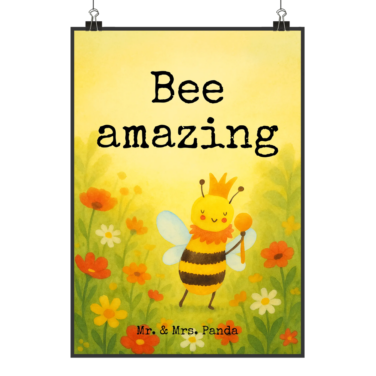 Poster bee king Design wasp, bumblebee