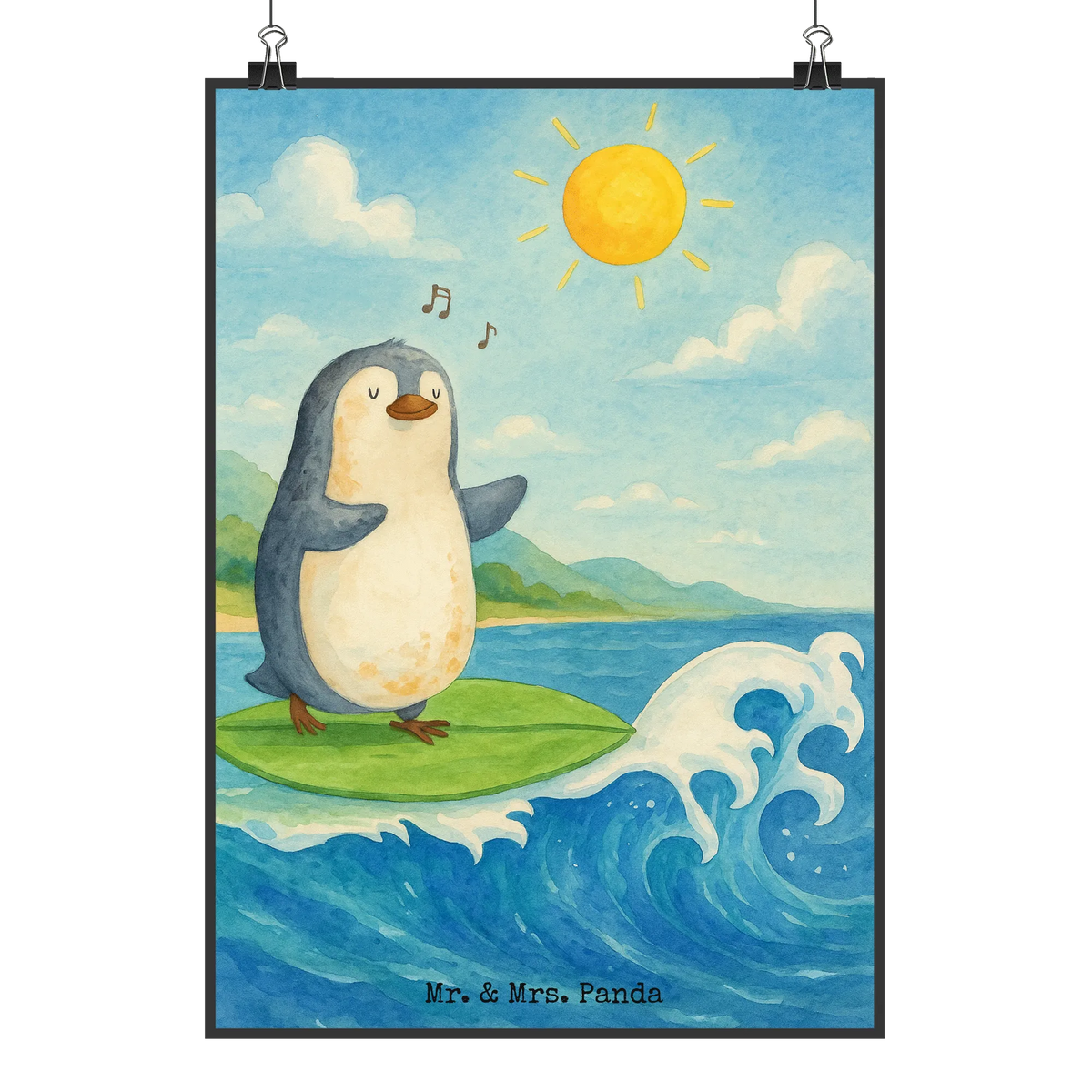Bild Pinguin Surfer Design grafikposter, wanddeko, Wanddekoration, wanddruck, Kunstdruck, Design Poster, Deko Bild, wandkunst, Poster, Wandbild, Wandschmuck, kunstposter, Wandposter, Deko Poster, Plakat, Panda Poster, drucke, Bild, kunstdruck poster, Mr. & Mrs. Panda Poster, typografie poster, Wanddeko Bild, Posterdruck, Designposter, Pinguin, Urlaub, Wellen, Surfer, Pinguine, Wellen Reiten, Hawaii, Portugal, Surfen