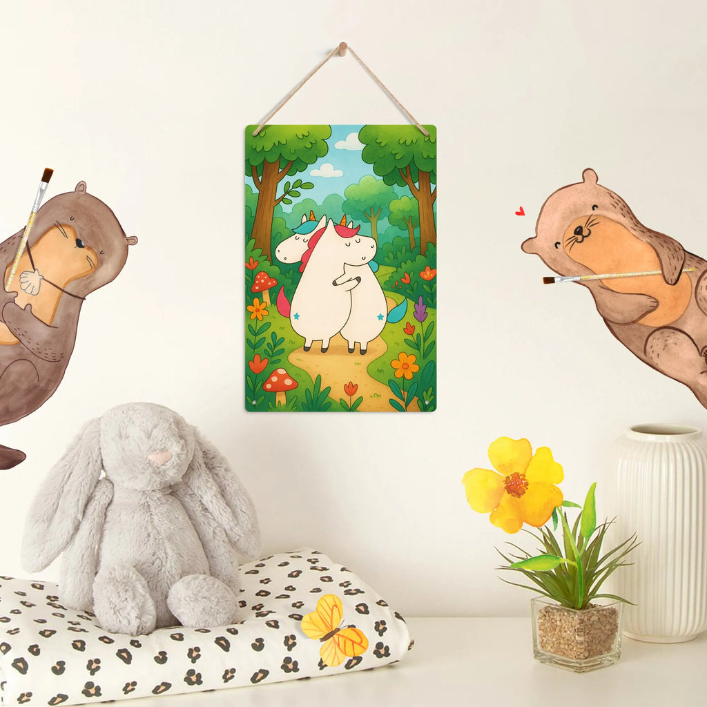 Paint by Numbers Metal Sign unicorns Embrace Design unicorn, unicorns, Unicorn, Love, Sister, Siblings, Sisters, Family, BFF, Unicorns, Girlfriends