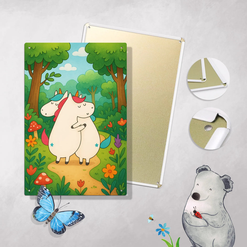 Paint by Numbers Metal Sign unicorns Embrace Design unicorn, unicorns, Unicorn, Love, Sister, Siblings, Sisters, Family, BFF, Unicorns, Girlfriends