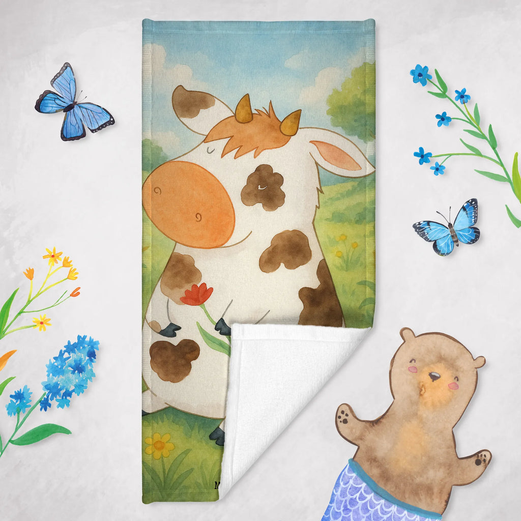 70 x 140 ręcznik Krowa Design Strandtuch, Saunatuch, Badetuch, Kinder Handtuch, Duschtuch, Bauernhof, Hoftiere, Landwirt, Landwirtin, Milch, Magie, Träume, Spruch, Kühe, Motivtion, Hof, Flausen, Milchkuh, Kuh