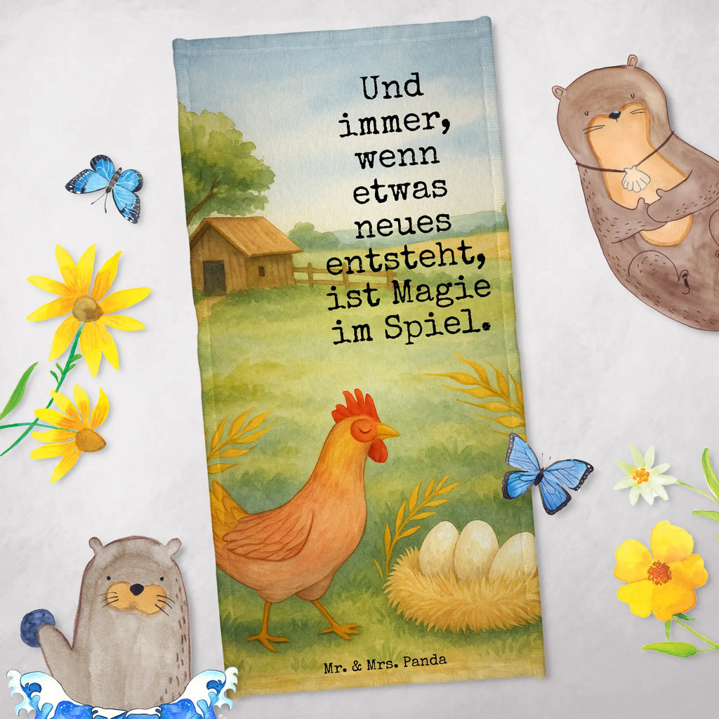 70 x 140 ręcznik kurczak Dumny Design Duschtuch, Badetuch, Strandtuch, Saunatuch, Kinder Handtuch, Bauernhof, Hoftiere, Landwirt, Landwirtin, Hahn, Henne, Hühner, Eier, Hof, Landleben, Motivation, Geburt, Magie, Spruch, Schwangerschaft