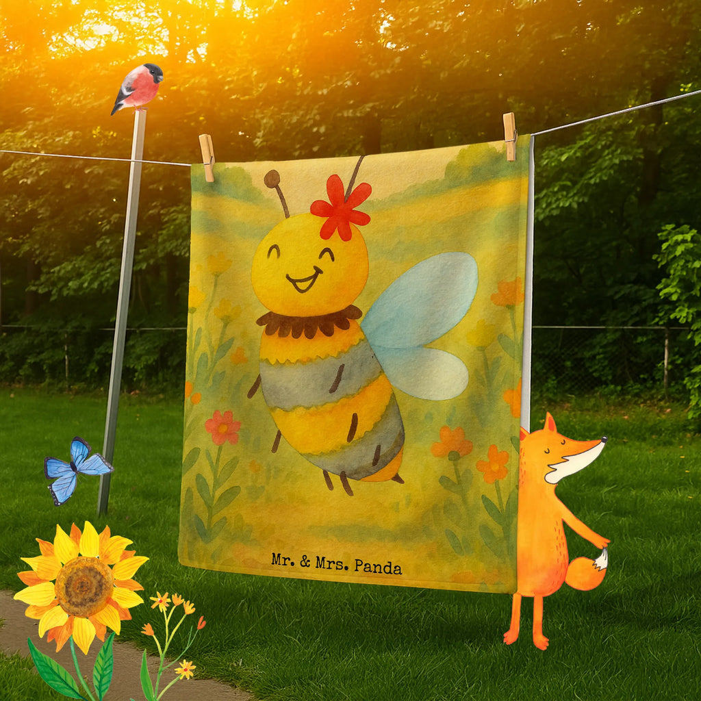 Hand towel bee flower Design Duschtuch, Badetuch, Strandtuch, Saunatuch, Kinder Handtuch, Biene, Wespe, Hummel
