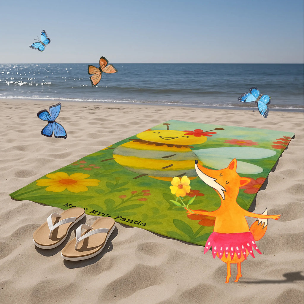 Hand towel bee flower Design Duschtuch, Badetuch, Strandtuch, Saunatuch, Kinder Handtuch, Biene, Wespe, Hummel