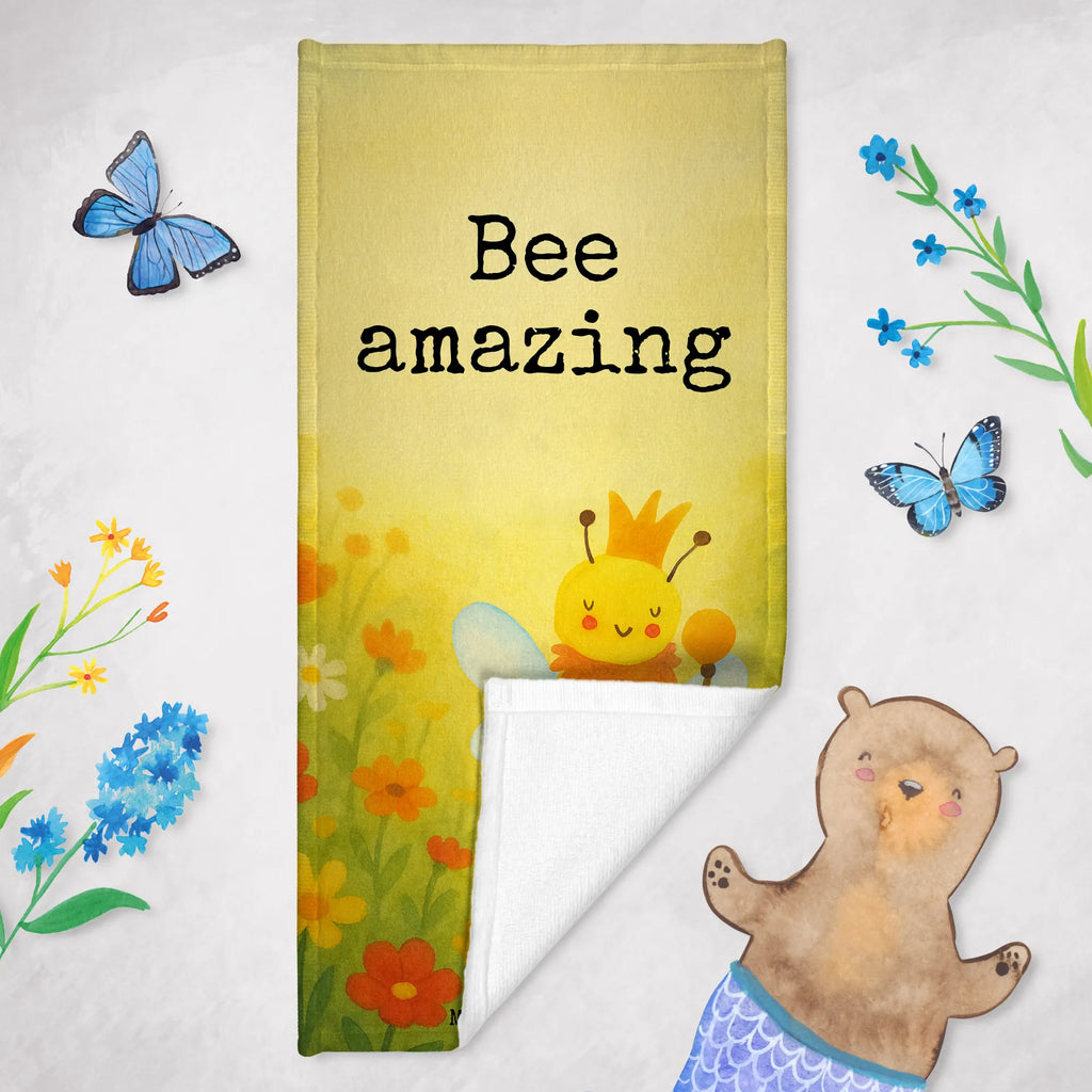 Hand towel bee king Design Kinder Handtuch, Strandtuch, Badetuch, Saunatuch, Duschtuch, Biene, Wespe, Hummel