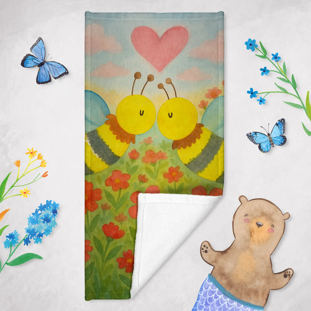 70 x 140 ręcznik pszczoła miłość Design Strandtuch, Badetuch, Kinder Handtuch, Duschtuch, Saunatuch, Biene, Wespe, Hummel