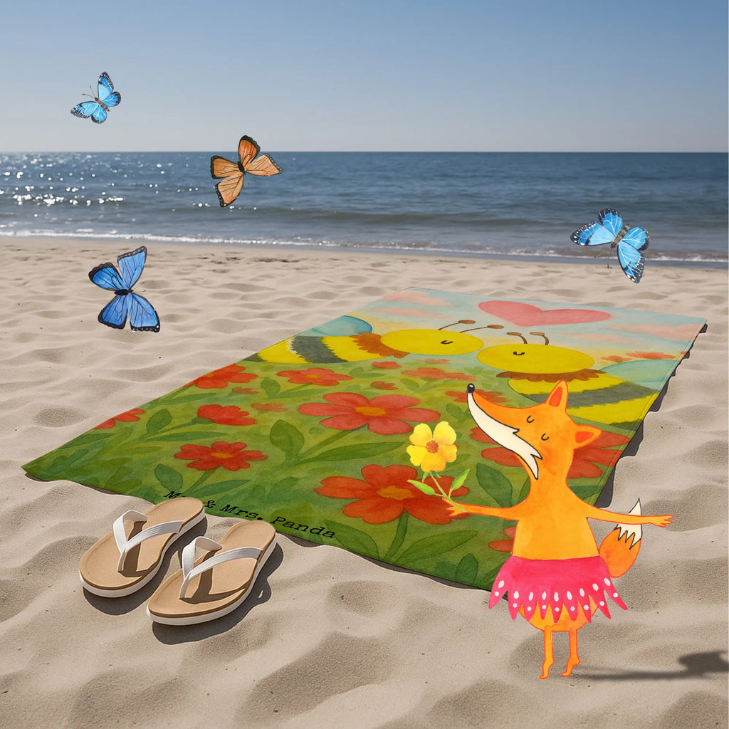 70 x 140 ręcznik pszczoła miłość Design Strandtuch, Badetuch, Kinder Handtuch, Duschtuch, Saunatuch, Biene, Wespe, Hummel