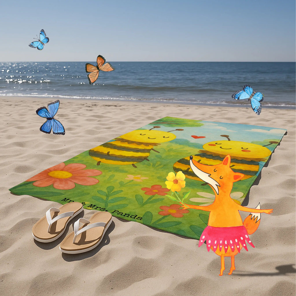 70 x 140 ręcznik pszczoła zakochany Design Duschtuch, Badetuch, Strandtuch, Saunatuch, Kinder Handtuch, Biene, Wespe, Hummel