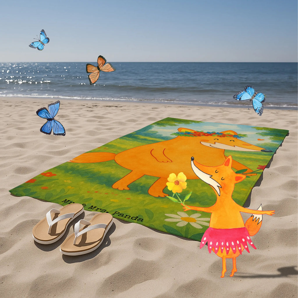 70 x 140 ręcznik lis Kwiaty Design Duschtuch, Badetuch, Strandtuch, Saunatuch, Kinder Handtuch, Fuchs, Füchse, Fox, Liebe, Freundin, Fuchsmädchen, Blumenmädchen, Freundinnen, Liebesbeweis, Blume, Blumen, Motivation, Freude, ich, mich, Selbstliebe