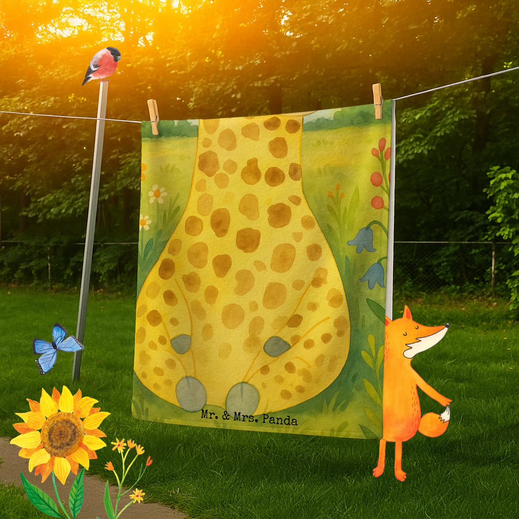 Hand towel giraffe flower wreath Design Duschtuch, Badetuch, Strandtuch, Saunatuch, Kinder Handtuch, Afrika, Wildtiere, Giraffe, Blumenkranz, Abenteurer, Selbstliebe, Freundin