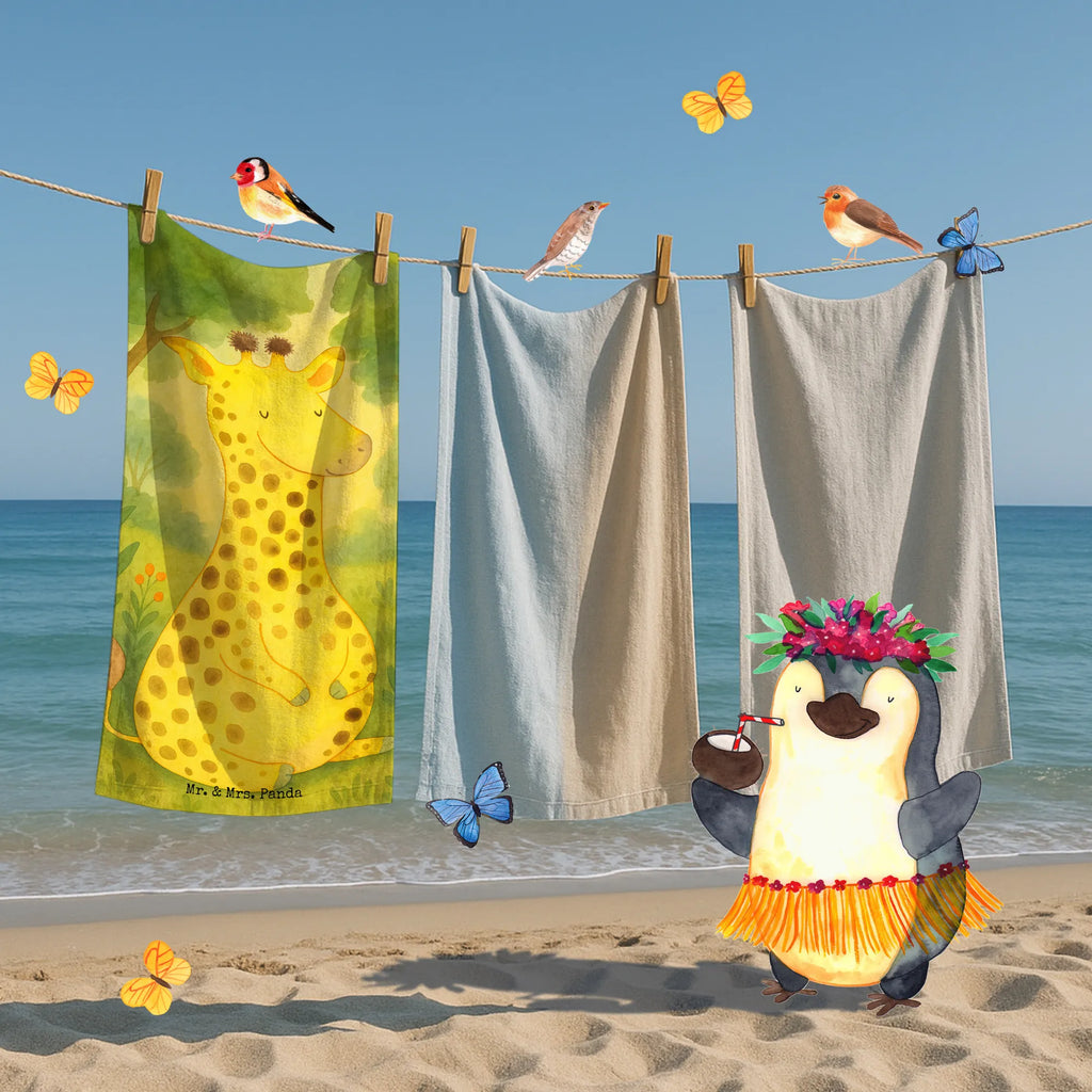 70 x 140 ręcznik żyrafa Zadowolony Design Duschtuch, Badetuch, Strandtuch, Saunatuch, Kinder Handtuch, Afrika, Wildtiere, Giraffe, Zufrieden, Glück, Abenteuer