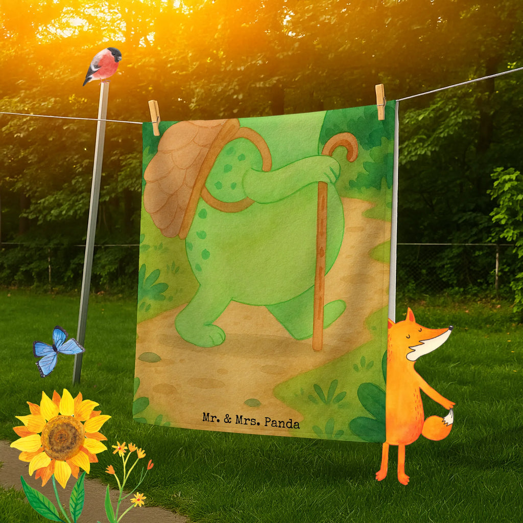 Hand towel tortoise walker Design Duschtuch, Badetuch, Strandtuch, Saunatuch, Kinder Handtuch, Schildkröte, Schildkröten, Motivation, Motivationsspruch, Motivationssprüche, Neuanfang