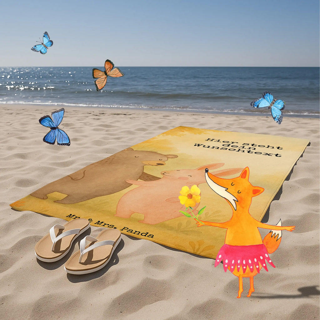 Personalisiertes Badehandtuch Bär und Hase Umarmen Design Kinder Handtuch mit Namen, Strandtuch mit Namen, Personalisiertes Handtuch, Duschtuch mit Namen, Saunatuch mit Namen, Badetuch mit Namen, Personalisiertes Badetuch, Liebe, Partner, Freund, Freundin, Ehemann, Ehefrau, Heiraten, Verlobung, Heiratsantrag, Liebesgeschenk, Jahrestag, Hocheitstag, Bär, Bärchen, Freunde, Hase, bester Freund, best friends