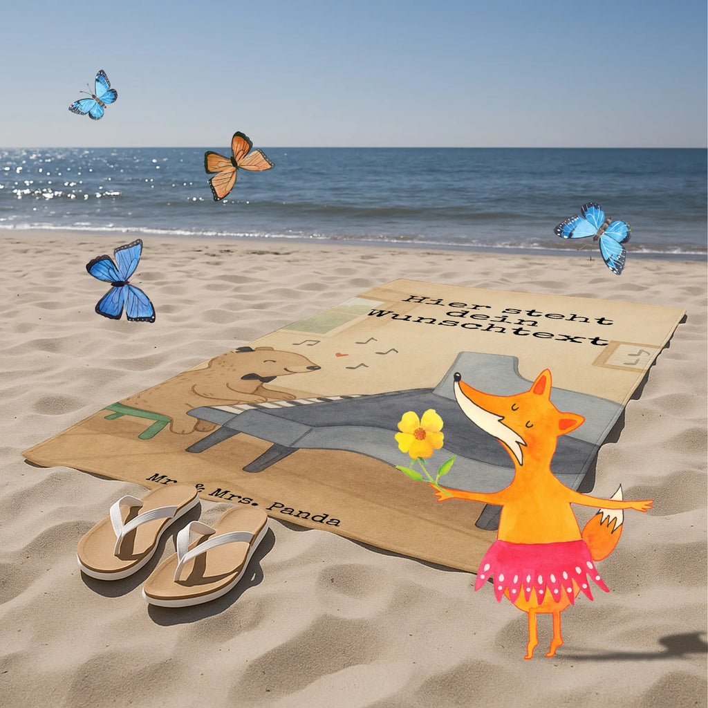 Personalisiertes Badehandtuch Bär Klavier Design Personalisiertes Handtuch, Badetuch mit Namen, Kinder Handtuch mit Namen, Duschtuch mit Namen, Strandtuch mit Namen, Personalisiertes Badetuch, Saunatuch mit Namen, Instrumente, Geschenke Musiker, Musikliebhaber, Konzert, Klassik, Bär, Klavier, Pianist, Flügel