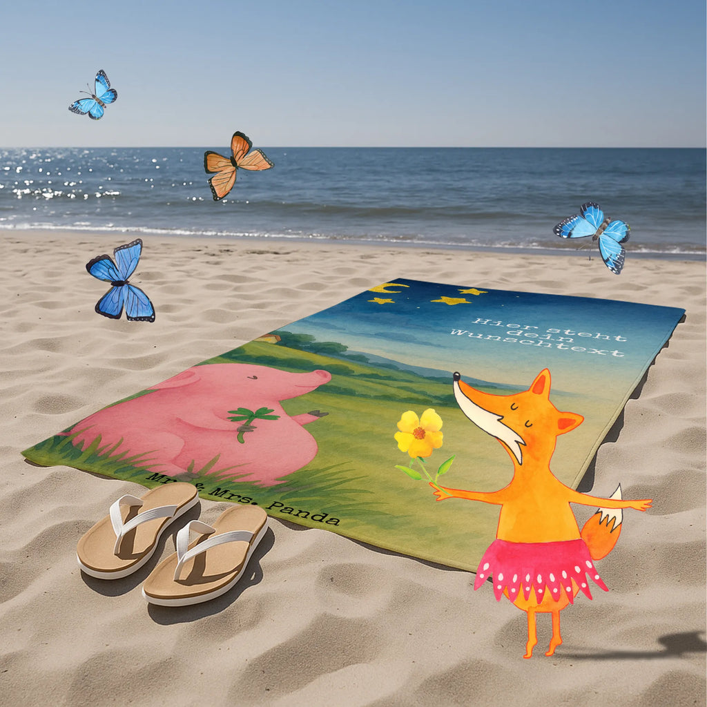 Personalized Bath Towel Pig Luck Design Duschtuch mit Namen, Saunatuch mit Namen, Strandtuch mit Namen, Personalisiertes Badetuch, Kinder Handtuch mit Namen, Personalisiertes Handtuch, Badetuch mit Namen, Tiermotive, Gute Laune, lustige Sprüche, Tiere, Schwein, Glücksschwein. Glück, Ziele, Sernchen, Sterne, Glücksbringer, Träume, Motivation, Schweinchen
