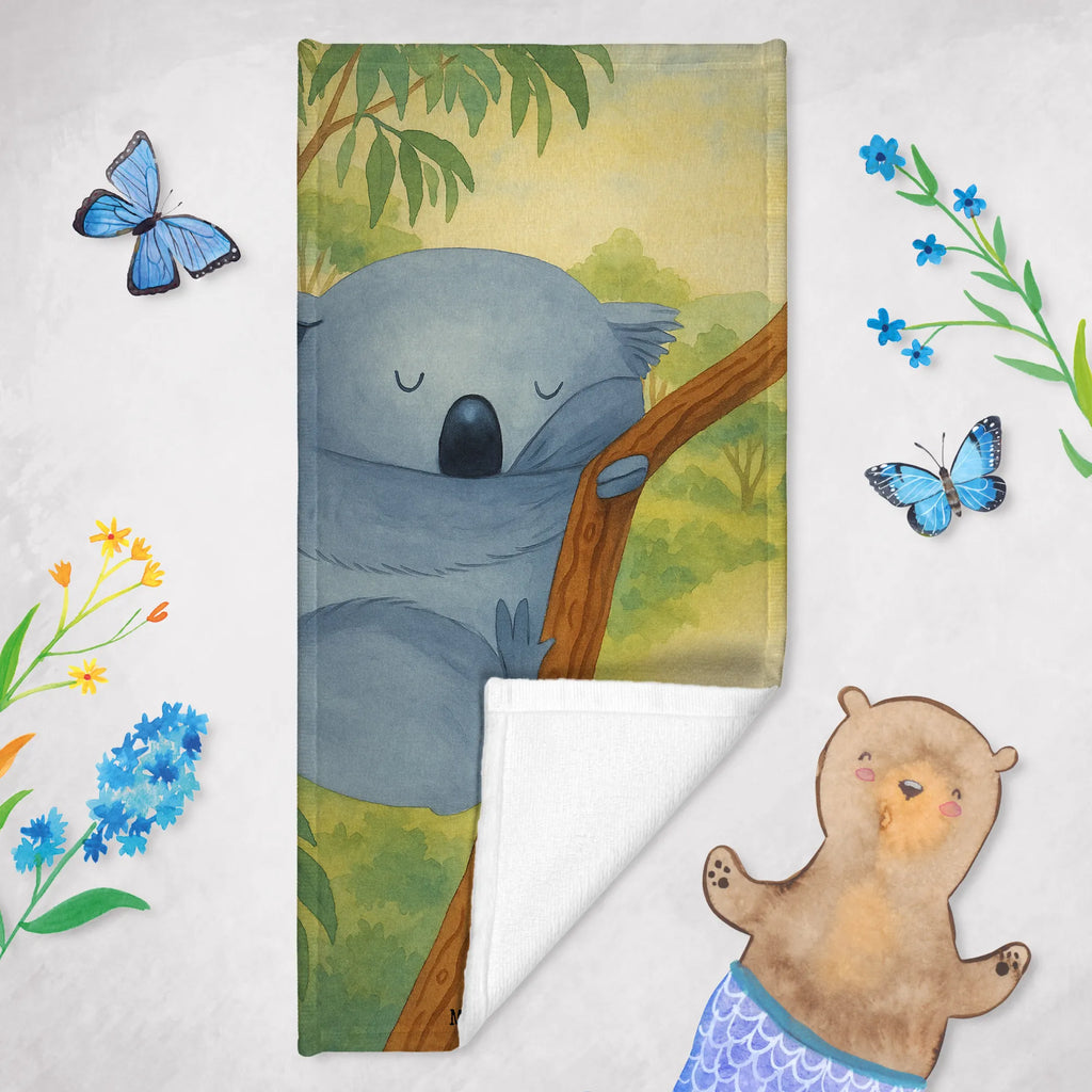 Spersonalizowany ręcznik kąpielowy Koala Design Strandtuch mit Namen, Badetuch mit Namen, Saunatuch mit Namen, Personalisiertes Badetuch, Duschtuch mit Namen, Kinder Handtuch mit Namen, Personalisiertes Handtuch, Tiermotive, Gute Laune, lustige Sprüche, Tiere, Traum, schlafen, träumen, Schlafzimmer, Koalabär, Koala, Traumland, Bär