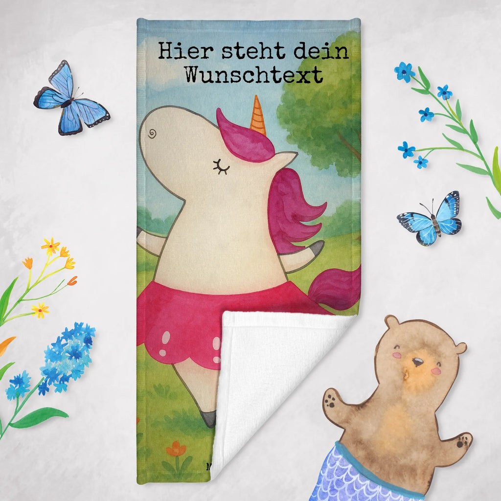Spersonalizowany ręcznik kąpielowy Jednorożec balerina Design Badetuch mit Namen, Duschtuch mit Namen, Strandtuch mit Namen, Saunatuch mit Namen, Kinder Handtuch mit Namen, Personalisiertes Handtuch, Personalisiertes Badetuch, Einhorn, Einhörner, Einhorn Deko, Unicorn, Party, Spaß, Tanzen, Ballerina, Wohnung, Tänzerin, Geburtstag, Feiern, Lebensfreude, Lebenslust