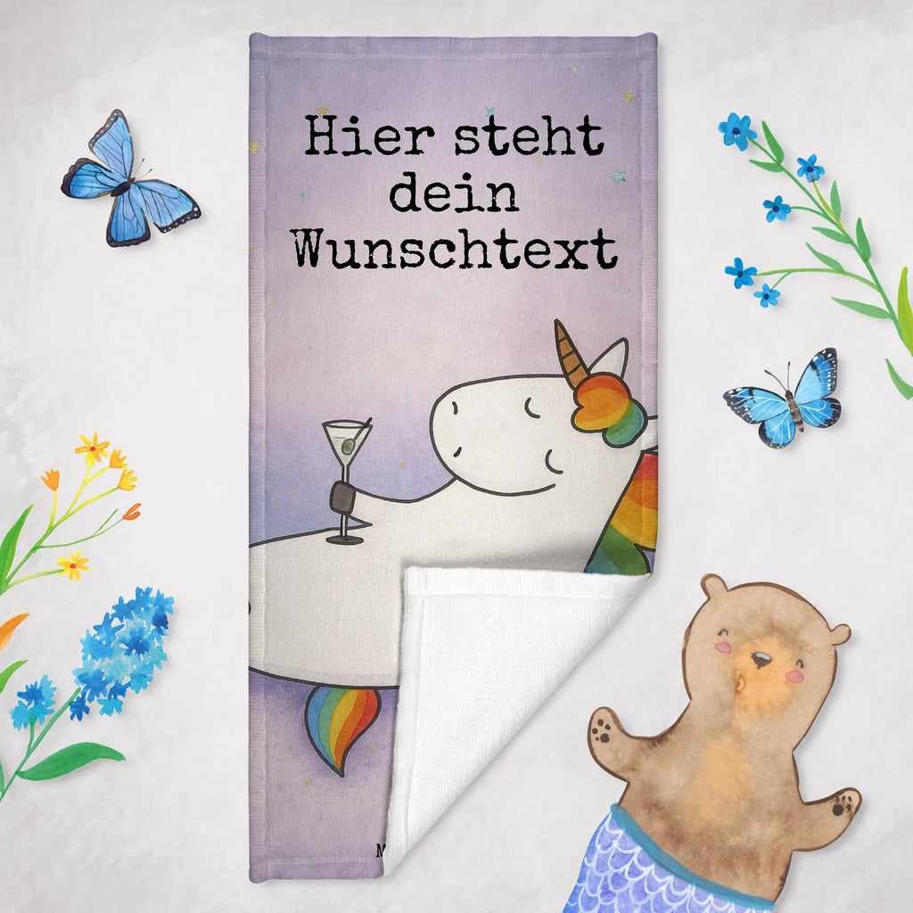 Personalized Bath Towel unicorn cocktail Design Personalisiertes Badetuch, Kinder Handtuch mit Namen, Personalisiertes Handtuch, Duschtuch mit Namen, Strandtuch mit Namen, Badetuch mit Namen, Saunatuch mit Namen, Einhorn, Einhörner, Einhorn Deko, Unicorn, Cuba Libre, Geburtstag, Caipirinha, Feiern, Freundin, witzig, lustig, Spruch, Sekt, Spaß, Glitzer, Party, Rum