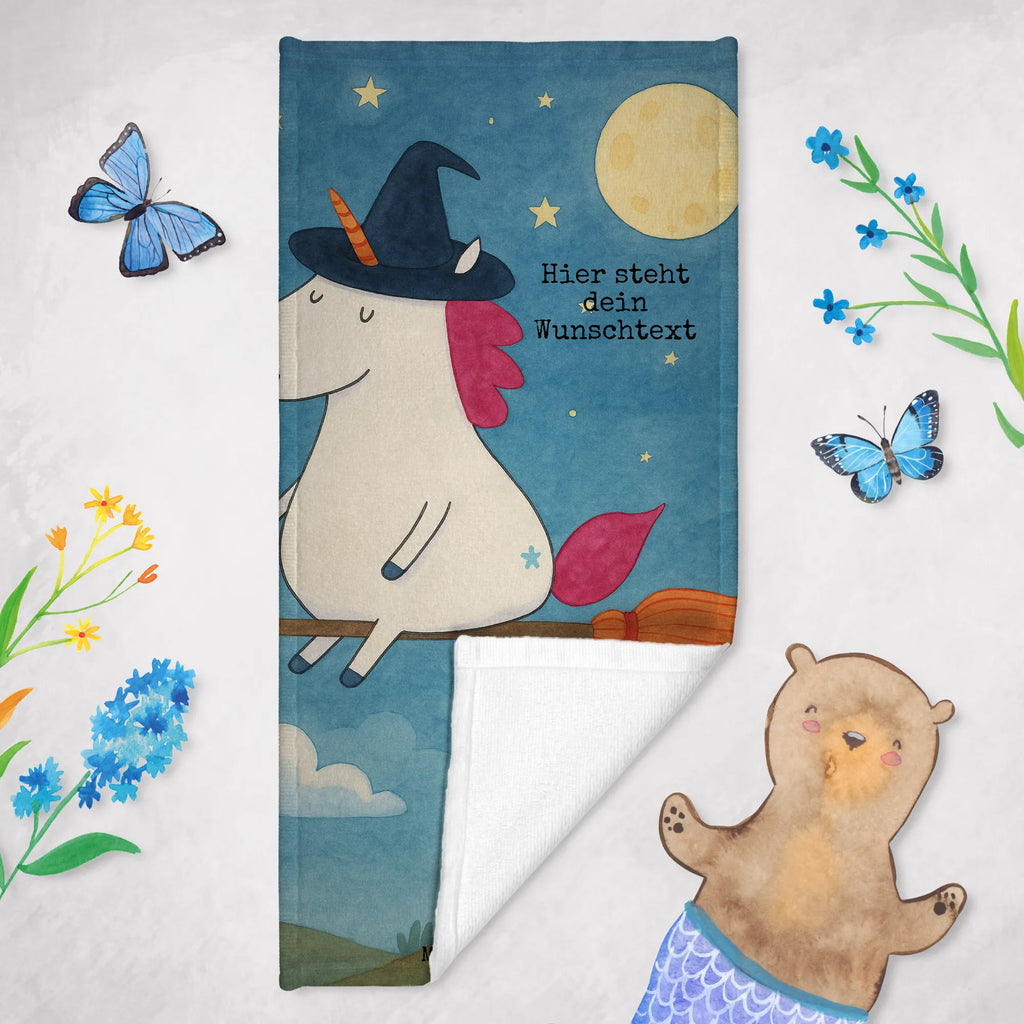 Spersonalizowany ręcznik kąpielowy jednorożec Czarownica Design Personalisiertes Handtuch, Badetuch mit Namen, Strandtuch mit Namen, Kinder Handtuch mit Namen, Saunatuch mit Namen, Personalisiertes Badetuch, Duschtuch mit Namen, Einhorn, Einhörner, Einhorn Deko, Unicorn, Zicke, Verrückte, Leben, Freundin, Ehefrau, Frau, Hexe, Engel, Teufel