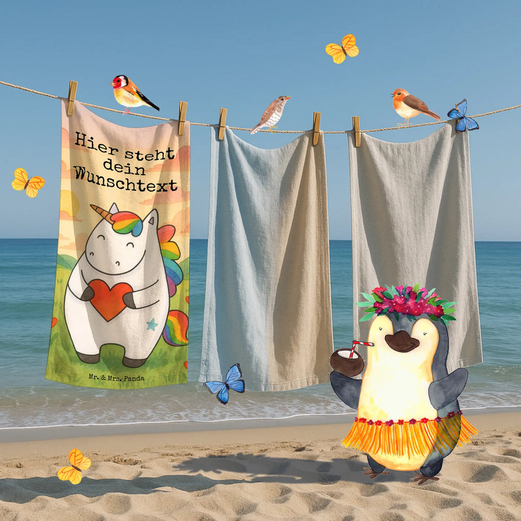 Personalized Bath Towel unicorn Heart Design Kinder Handtuch mit Namen, Personalisiertes Handtuch, Duschtuch mit Namen, Personalisiertes Badetuch, Badetuch mit Namen, Strandtuch mit Namen, Saunatuch mit Namen, Einhorn, Einhörner, Einhorn Deko, Unicorn, bunt, witzig, anders, Freundin, Herz, lustig, schlimm, böse