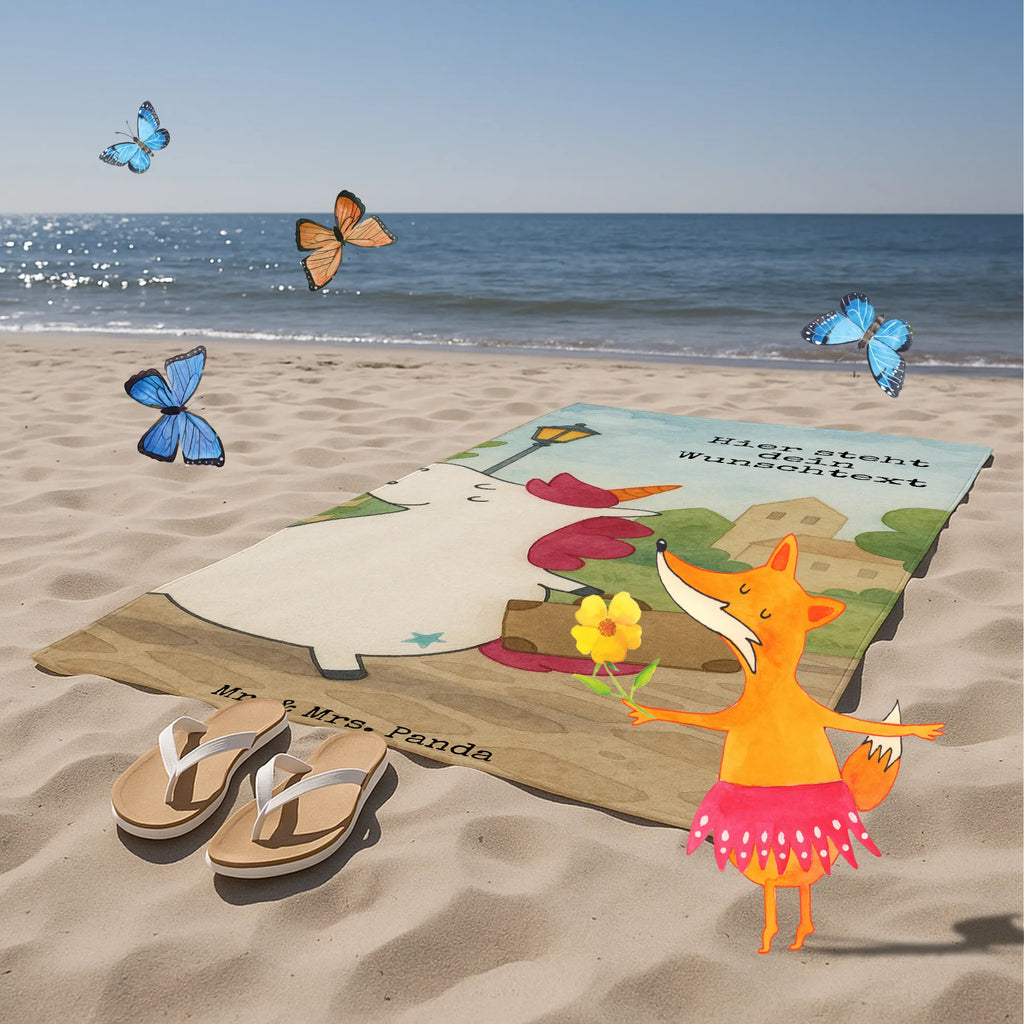 Spersonalizowany ręcznik kąpielowy Jednorożec walizka Design Personalisiertes Badetuch, Badetuch mit Namen, Strandtuch mit Namen, Personalisiertes Handtuch, Duschtuch mit Namen, Saunatuch mit Namen, Kinder Handtuch mit Namen, Einhorn, Einhörner, Einhorn Deko, Unicorn, Reise, Abenteuer, Verreisen, Koffer, Gepäck, lustig, witzig, Spaß, albern, unicorn, Erwachsen, Kind